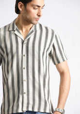 Black Self Lining Shirt